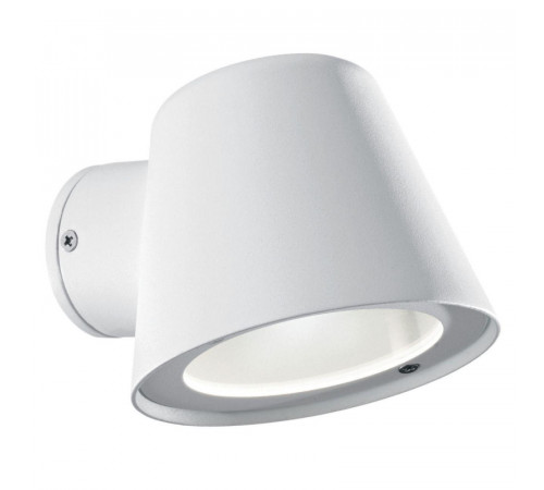 Уличный настенный светильник Ideal Lux Gas AP1 Bianco 091518 Уличный настенный светильник Ideal Lux Gas AP1 Bianco 091518