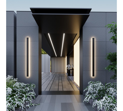 Уличный настенный светильник Odeon Light Fibi 4379/36WL