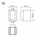 Настенный светильник Arlight LGD-Wall-Vario-J2G-12W Warm White 021933