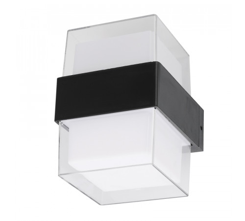 Уличный настенный светильник Uniel ULU-P26B-2x5W/4000K IP65 BLACK UL-00010518 Уличный настенный светильник Uniel ULU-P26B-2x5W/4000K IP65 BLACK UL-00010518
