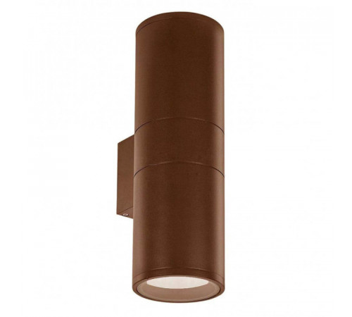 Уличный настенный светильник Ideal Lux Gun AP2 Small Coffee 163635 Уличный настенный светильник Ideal Lux Gun AP2 Small Coffee 163635