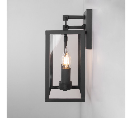 Уличный настенный светильник Elektrostandard Candle 35150/D темно-серый 4690389182457 a058478 Уличный настенный светильник Elektrostandard Candle 35150/D темно-серый 4690389182457 a058478