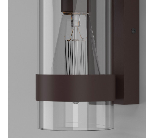Уличный настенный светильни Elektrostandard Falcon 35167/D темно-коричневый4690389195273 a063466