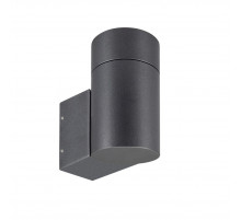 Уличный настенный светильник Arlight LGD-RAY-WALL-R65-12W Warm3000 (GR, 6 deg, 230V) (IP65 Металл) 049984(1)