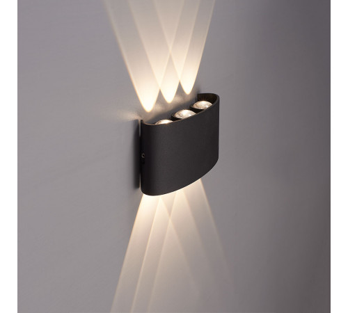 Уличный настенный светильник Arte Lamp Bosto A3722AL-6BK