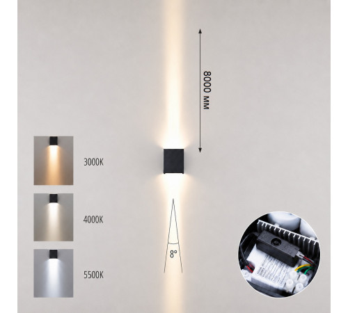 Уличный настенный светильник Odeon Light Nature Arrow 7188/10WLP