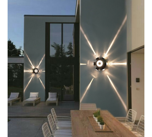 Архитектурный светильник Reluce 86973-9.2-007U LED2W+6*1W BK