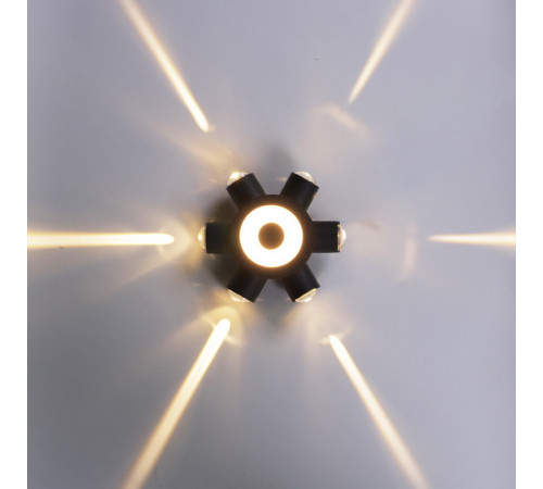 Архитектурный светильник Reluce 86973-9.2-007U LED2W+6*1W BK