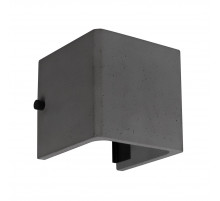 Уличный настенный светильник Arlight LGD-PERAN-WALL-S120x120-6W Warm3000 (BK, 0-80 deg, 230V) (IP65 Бетон) 051748