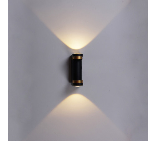 Архитектурный светильник Reluce 86814-9.2-002TL COB2*3W BK+GD