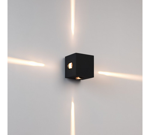 Уличный настенный светильник Arlight LGD-VERSATI-4x3W Warm3000 (Черный, 4x3 deg, 230V) (IP65 Металл) 063928