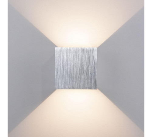 Уличный настенный светодиодный светильник Elektrostandard 1548 Techno LED Winner алюминий 4690389154225