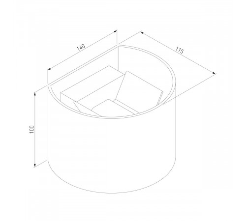 Уличный настенный светильник Elektrostandard Blade 1518 TECHNO LED 4690389219160 a072097