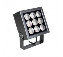 Прожектор Arlight KT-BLOCK-S185x185-36W RGBW-Day (Графит, 60 deg, 24V, DMX512) (IP66 Металл) 066390