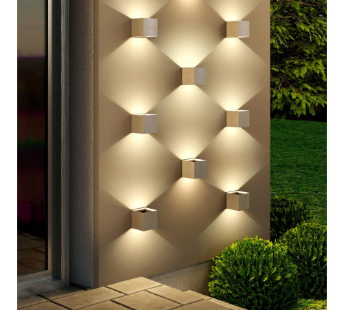 Уличный настенный светодиодный светильник Elektrostandard 1548 Techno LED Winner алюминий 4690389154225