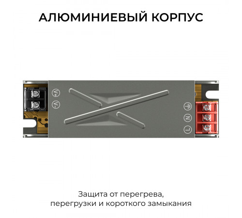 Блок питания Apeyron 12В 40Вт 186-264В 333А IP20 03-252