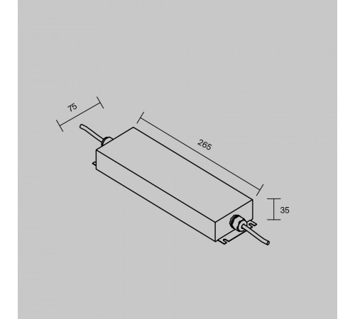 Блок питания Maytoni Led Strip PSL008 12В 250Вт IP67 812006