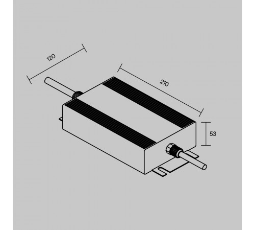 Блок питания Maytoni Led Strip PSL008 48В 600Вт IP67 832001
