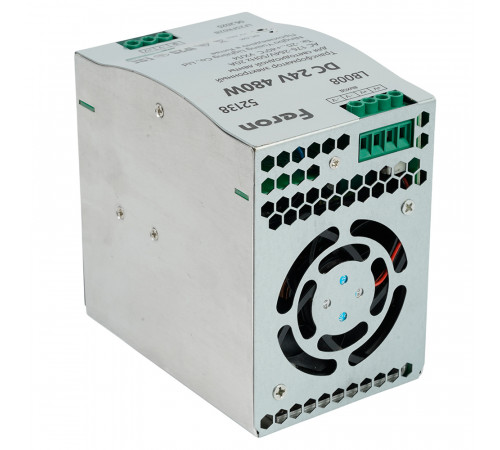 Трансформатор электронный на DIN-рейку Feron LB008 480W 24V IP20 52138