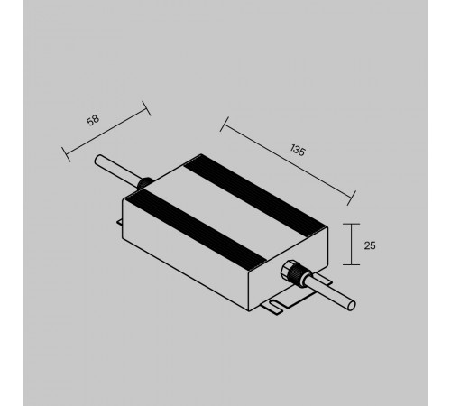 Блок питания Maytoni Led Strip PSL008 12В 40Вт IP67 812001