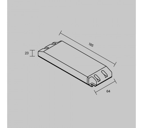 Источник напряжения Maytoni Led Strip PSL025 48В 60Вт IP20 831013