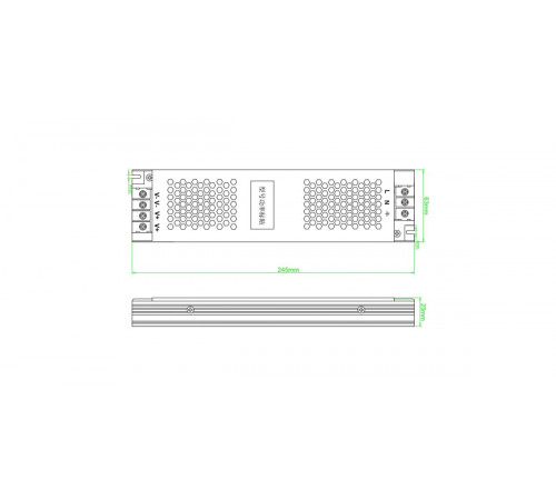 Блок питания открытый SWG Standard IP20, 300W, 24V, ST-300-24 00-00047969