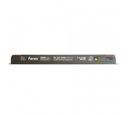 Трансформатор для светодиодной ленты с диммированием Feron LB006 100W 24V IP20 52129
