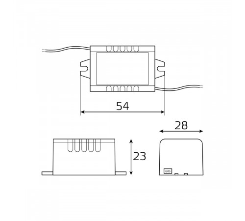 Блок питания Gauss Basic 5Вт DC12В 0.42А IP67 BT520 Блок питания Gauss Basic 5Вт DC12В 0.42А IP67 BT520