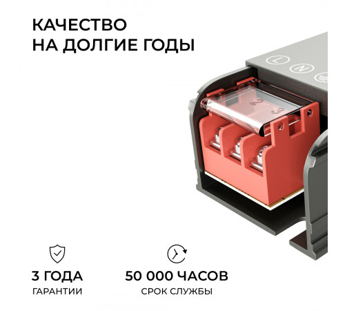 Блок питания Apeyron 12В 15Вт 186-264В 125А IP20 03-250