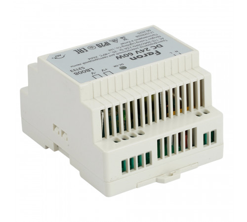 Трансформатор электронный на DIN-рейку Feron LB008 60W 24V IP20 52133