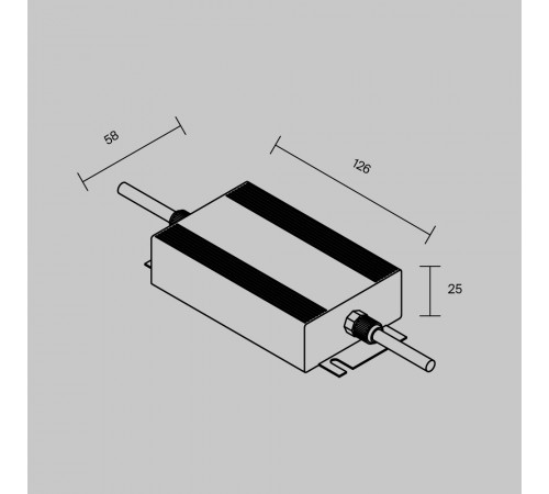 Блок питания Maytoni Led Strip PSL008 24В 40Вт IP 67 822001