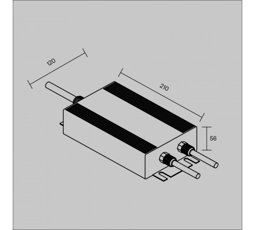 Блок питания Maytoni Led Strip PSL008 24В 600Вт IP67 822009