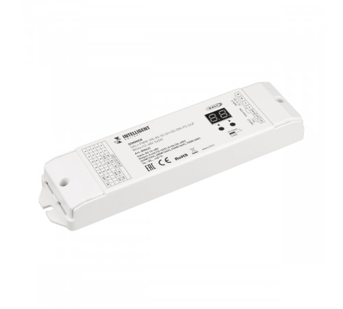 Универсальный 5-канальный диммер для светодиодной ленты Arlight DALI-PWM-105-82-1G-SH-D2-DRI-PS-SUF White (12-48V, 5x3A) (IARL, IP20 Пластик) 050431 Универсальный 5-канальный диммер для светодиодной ленты Arlight DALI-PWM-105-82-1G-SH-D2-DRI-PS-SUF White (12-48V, 5x3A) (IARL, IP20 Пластик) 050431