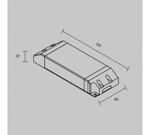 Источник напряжения Maytoni Led Strip PSL025 24В 300Вт IP20 821032