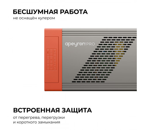 Блок питания Apeyron PRO 24В, 600Вт, 170-265В, 25А, IP20 03-221