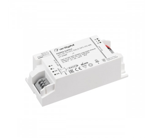 Блок питания Arlight ARJ-SP-53-PFC-DALI2-NFC-PD-WR (53W, 3-44V, 0.5-1.4A) 044888 Блок питания Arlight ARJ-SP-53-PFC-DALI2-NFC-PD-WR (53W, 3-44V, 0.5-1.4A) 044888
