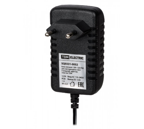 Блок питания TDM Electric 12Вт DC12В 1A IP20 SQ0331-0052