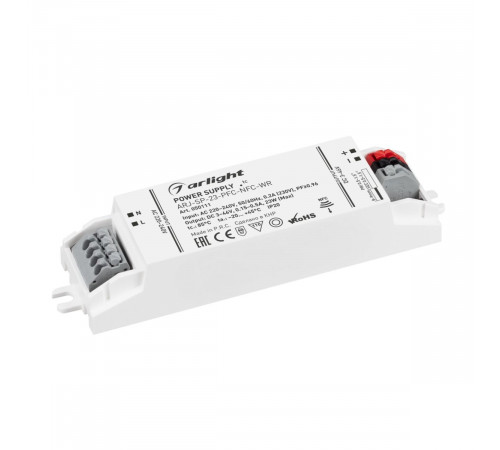 Блок питания Arlight ARJ-SP-23-PFC-NFC-WR (23W, 3-46V, 0.15-0.5A) 050111