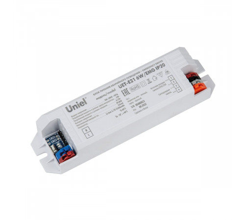 Блок питания для аварийного освещения панелей Effective Uniel UET-E21 6W/EMG IP20 UL-00010379 Блок питания для аварийного освещения панелей Effective Uniel UET-E21 6W/EMG IP20 UL-00010379