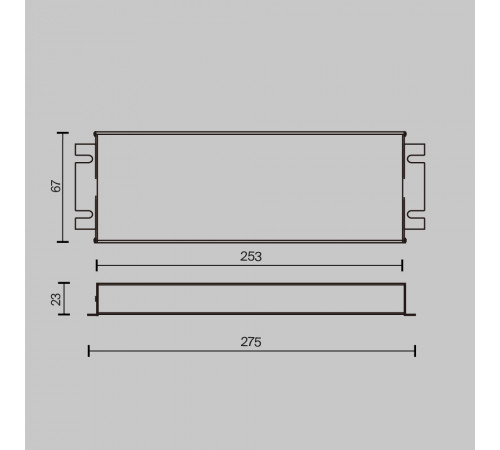 Источник напряжения Maytoni Triac 200Вт DC24В IP67 734004 Источник напряжения Maytoni Triac 200Вт DC24В IP67 734004