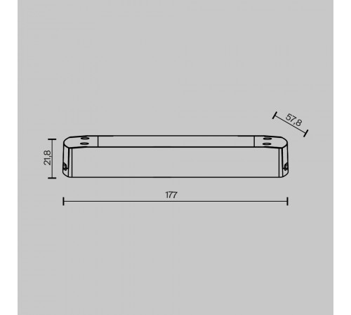 Источник напряжения Maytoni Triac 50Вт DC24В IP20 734006 Источник напряжения Maytoni Triac 50Вт DC24В IP20 734006