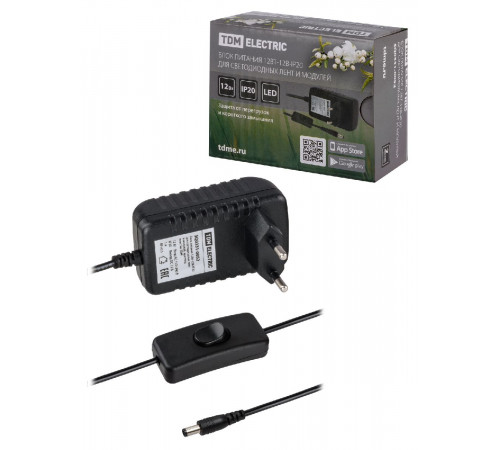 Блок питания TDM Electric 12Вт DC12В 1A IP20 SQ0331-0052