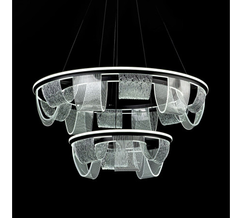 Подвесная люстра LED4U L7706-800-460 BK