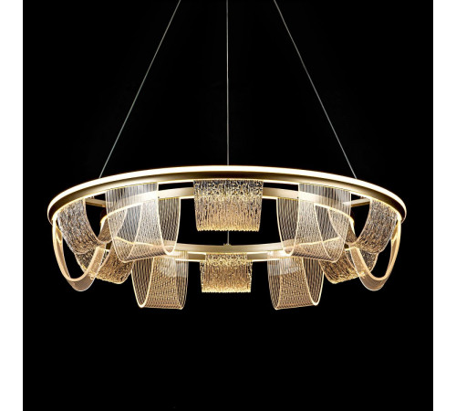 Подвесная люстра LED4U L7706-800 GD