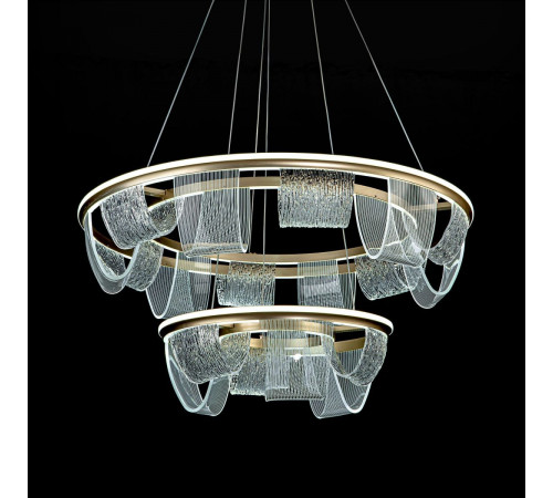 Подвесная люстра LED4U L7706-800-460 GD