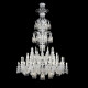 Подвесная люстра Crystal Lux VERSAILLES SP93 CHROME