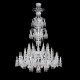 Подвесная люстра Crystal Lux VERSAILLES SP93 CHROME