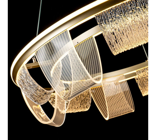 Подвесная люстра LED4U L7706-800 GD