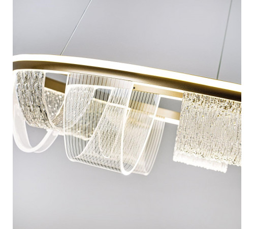 Подвесная люстра LED4U L7706-800 GD