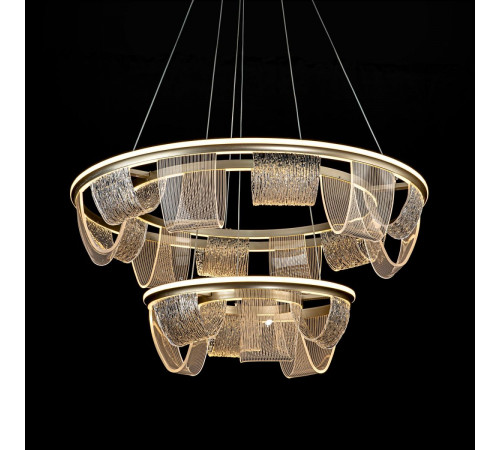 Подвесная люстра LED4U L7706-800-460 GD